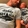 Daddy & Baby Shark Family Shirts