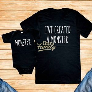 Created A Monster Family Shirts