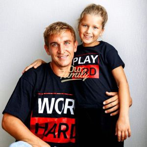 Work Hard Matching T-Shirts Family Shirts