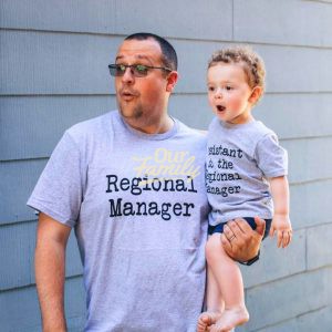 Regional Manager Set Family Shirts