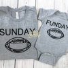 Sunday Funday Gray Shirts Family Shirts