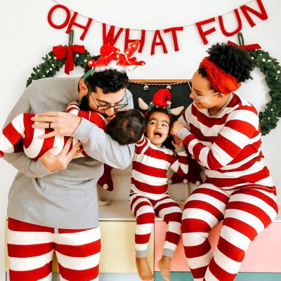 Christmas Deer Pajamas Family Shirts photo review