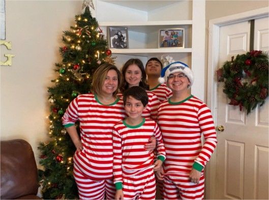 Christmas Reindeer and Snowflake Pajamas Family Shirts photo review