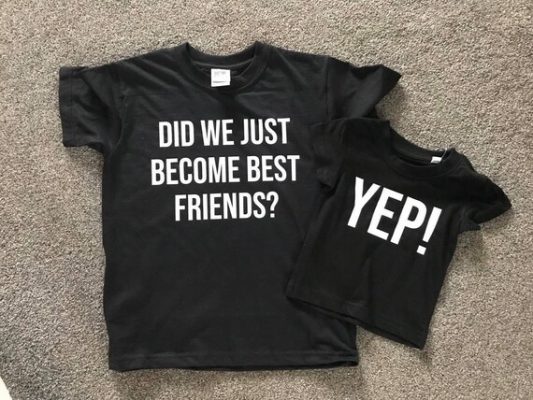 Did We Just Become Best Friends Black Shirts FREE SHIPPING photo review